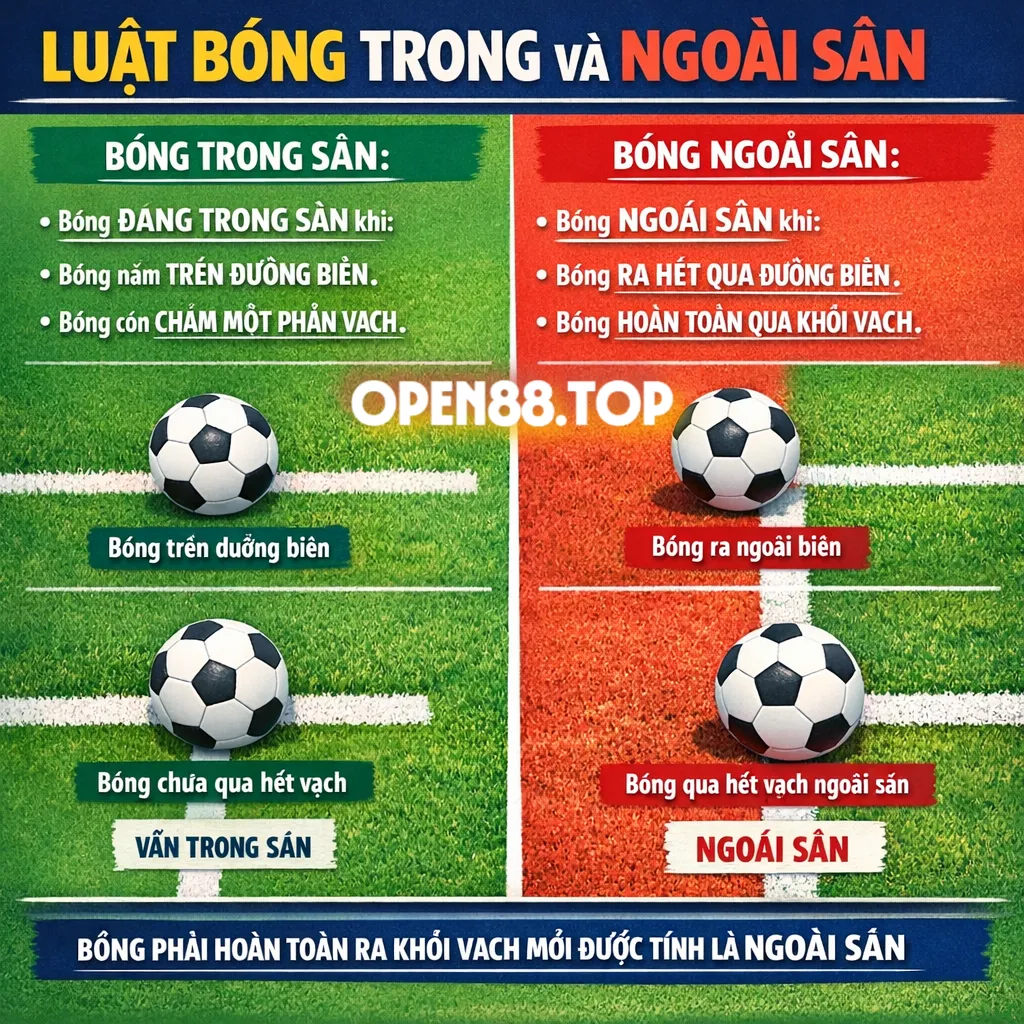 Luật bóng trong và ngoài sân