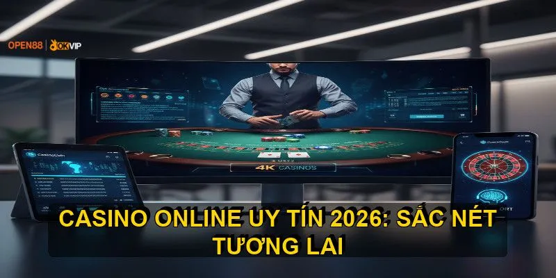 Khám phá casino online uy tín 2026 với Open88 1 Xu hướng công nghệ nổi bật áp dụng cho sòng bạc trực tuyến