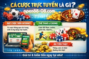 Cá cược trực tuyến là gì open88